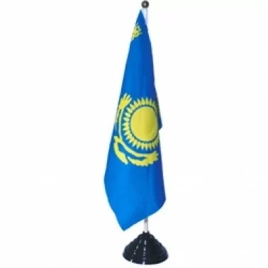 Tischflag "Kasachstan" 15x23 cm