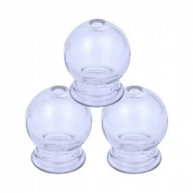 Schröpfglas, verschiedene Durchmesser