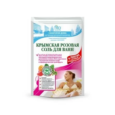 Соль для ванн Крымская розовая "Антицеллюлитная" 530 г