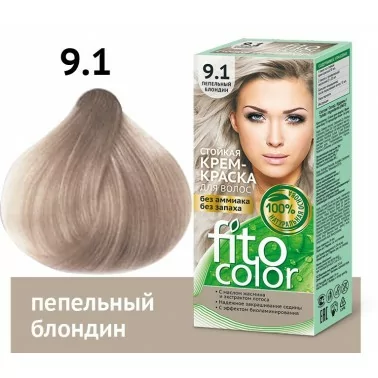 Стойкая крем-краска для волос (цвет пепельный блондин) FITOCOLOR 115 мл