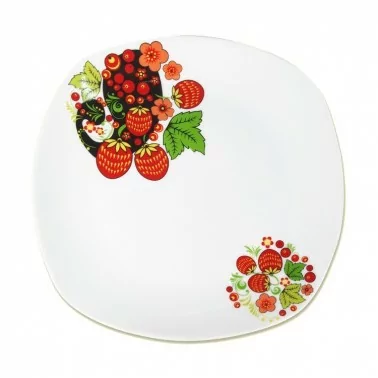Набор тарелок "Хохлома" (3 шт.),Д-26 см