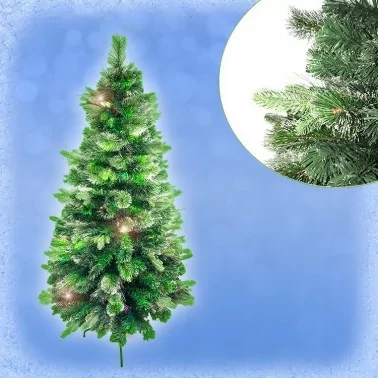 Weihnachtsbaum mit farbwechselnden Lichtfasern, 150 cm, inkl. Netzadapter und Ständer