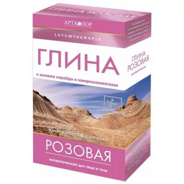 Kosmetische Mineralerde Lehm Pulver rosa, 100 g