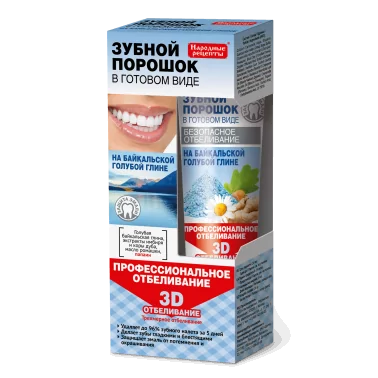 Zahnpulver "Lehm Baikal" fertig, 45ml