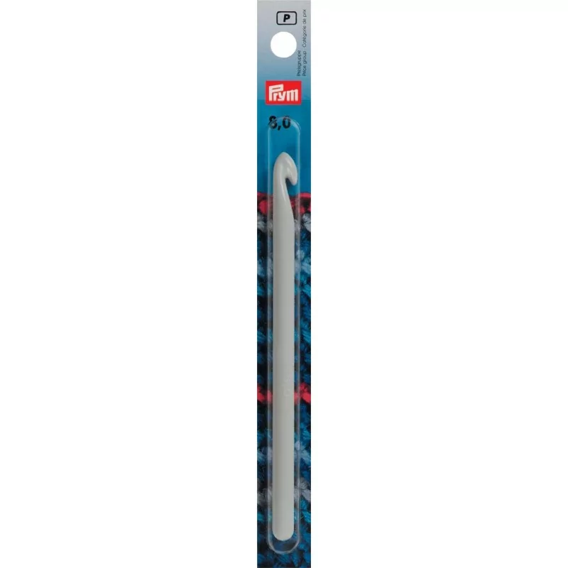 Крючок для вязания 14 см , Ø 8,00 мм
