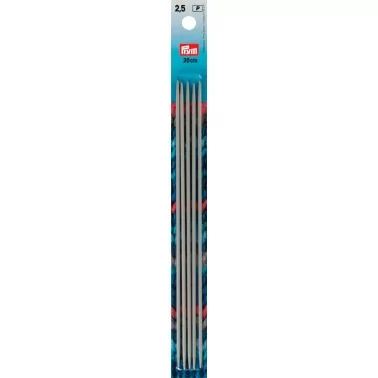 Спицы для вязания, 20 см, Ø 2,50 мм