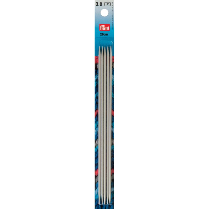 Спицы для вязания 20 см, Ø 3,00 мм