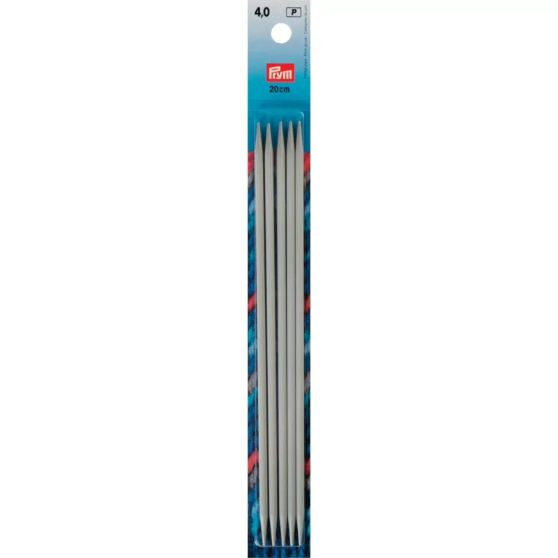 Спицы для вязания 20 см, Ø 4,00 мм