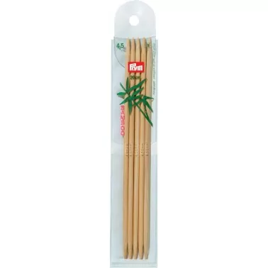 Strumpfstricknadeln Bambus 20 cm, Ø 4,00 mm
