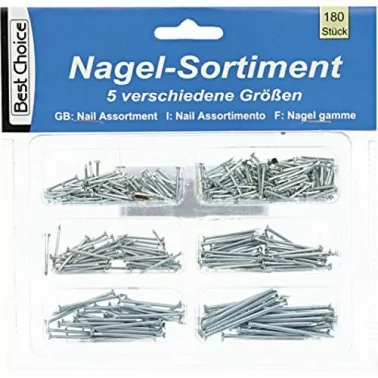 Nagel-Sortiment 180 Stk