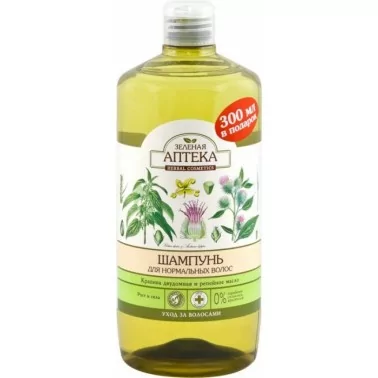 Shampoo Grüne Apotheke Für normales Haar Brennnessel- und Klettenöl 1000 ml