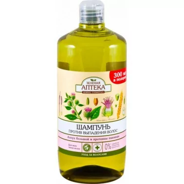 Shampoo Grüne Apotheke Klette und Weizenproteine ​​gegen Haarausfall 1000 ml
