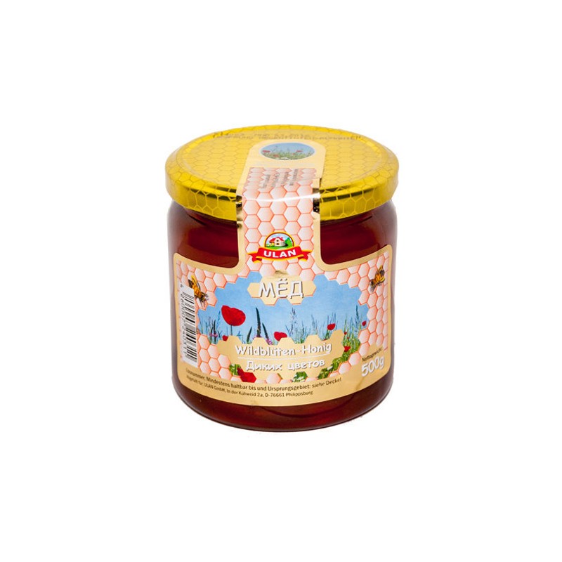 Мёд диких цветов кремовый 500ml Мёд диких цветов кремовый 500ml