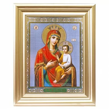 Икона "Богородица Скоропослушница" в раме, рамы разные, 40 х 33 см