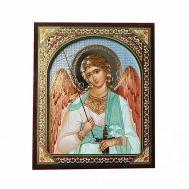 Икона деревянная в футляре, "Ангел хранитель", 10х12 см