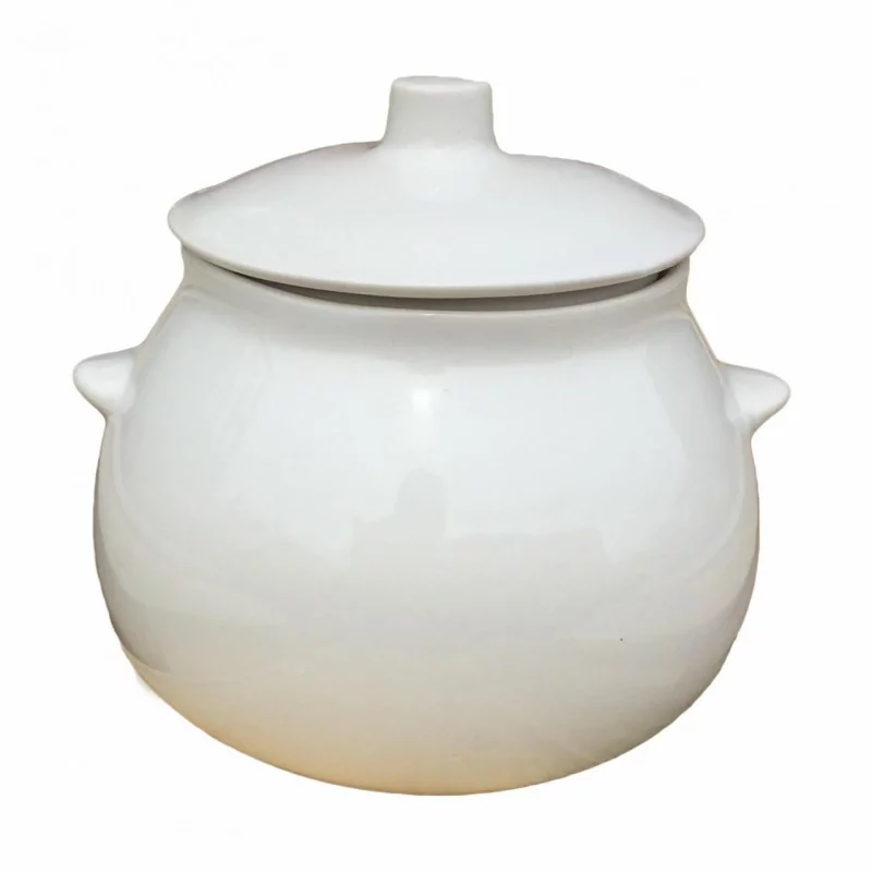 Keramiktopf "Glanz", "Weiß" 650 ml, Set aus 6 St.