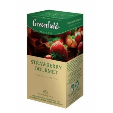 Tee Strawberry Gourmet Greenfield 25 Teebeutel je 1g