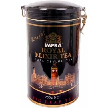 Чай цейлонский Королевский эликсир Knight IMPRA 250 г железная банка
