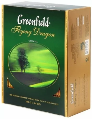 Чай зелёный Flying Dragon Greenfield 100x2 г