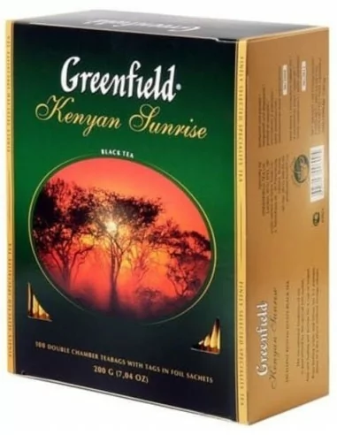 Schwarzer Tee Kenyan Sunrise Greenfield 100x2g