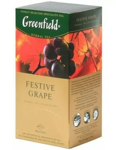 Teegetränk Festive Grape Greenfield 25x2g