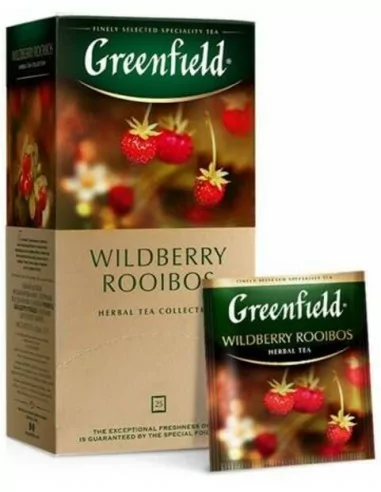 Чай травяной ягоды Ройбош Greenfield 25x1,5 г
