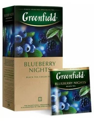 Tee black Blueberry Nights Greenfield 25x1,5g
