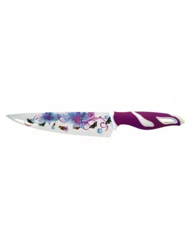 Нож кухонный большой фиолетовый