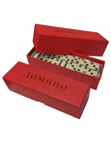 Domino im Kartonbox